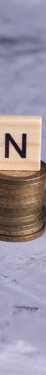 Learning Save Money Step By Step Gray Background